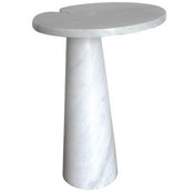 Italian White Carrara Marble Eros Series Coffee Table